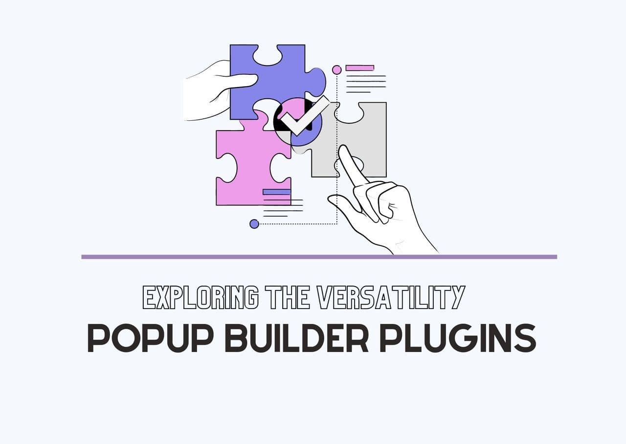 popup builder plugin related icon and the title of its versatility