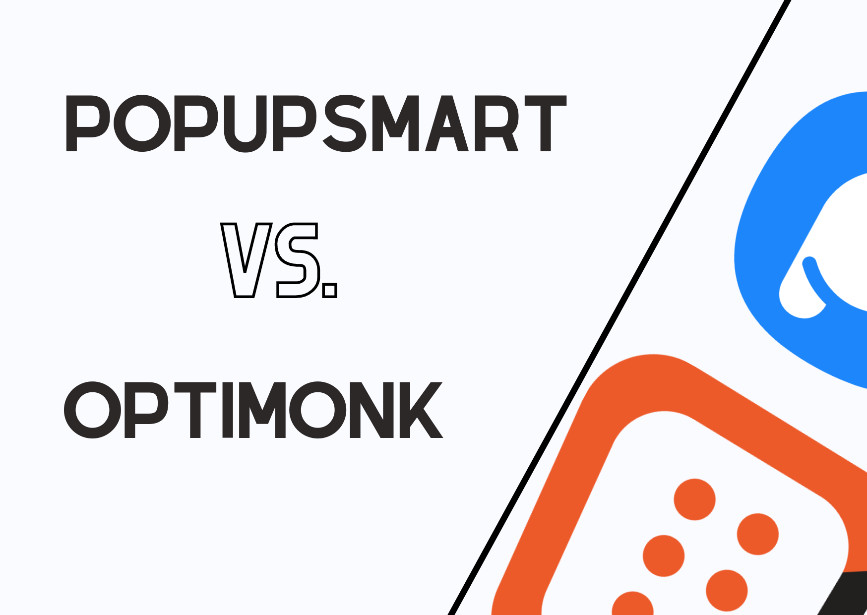 Popupsmarrt vs OptiMonk comparison on a fair background 