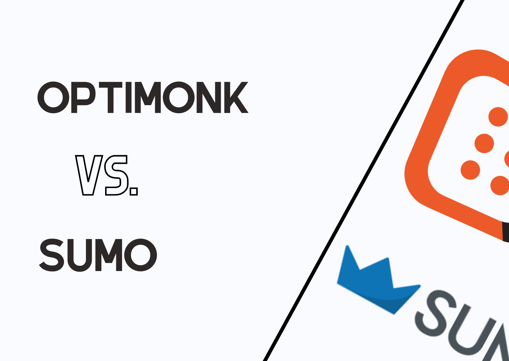 OptiMonk and Sumo comparison banner in terms of similarities and differences