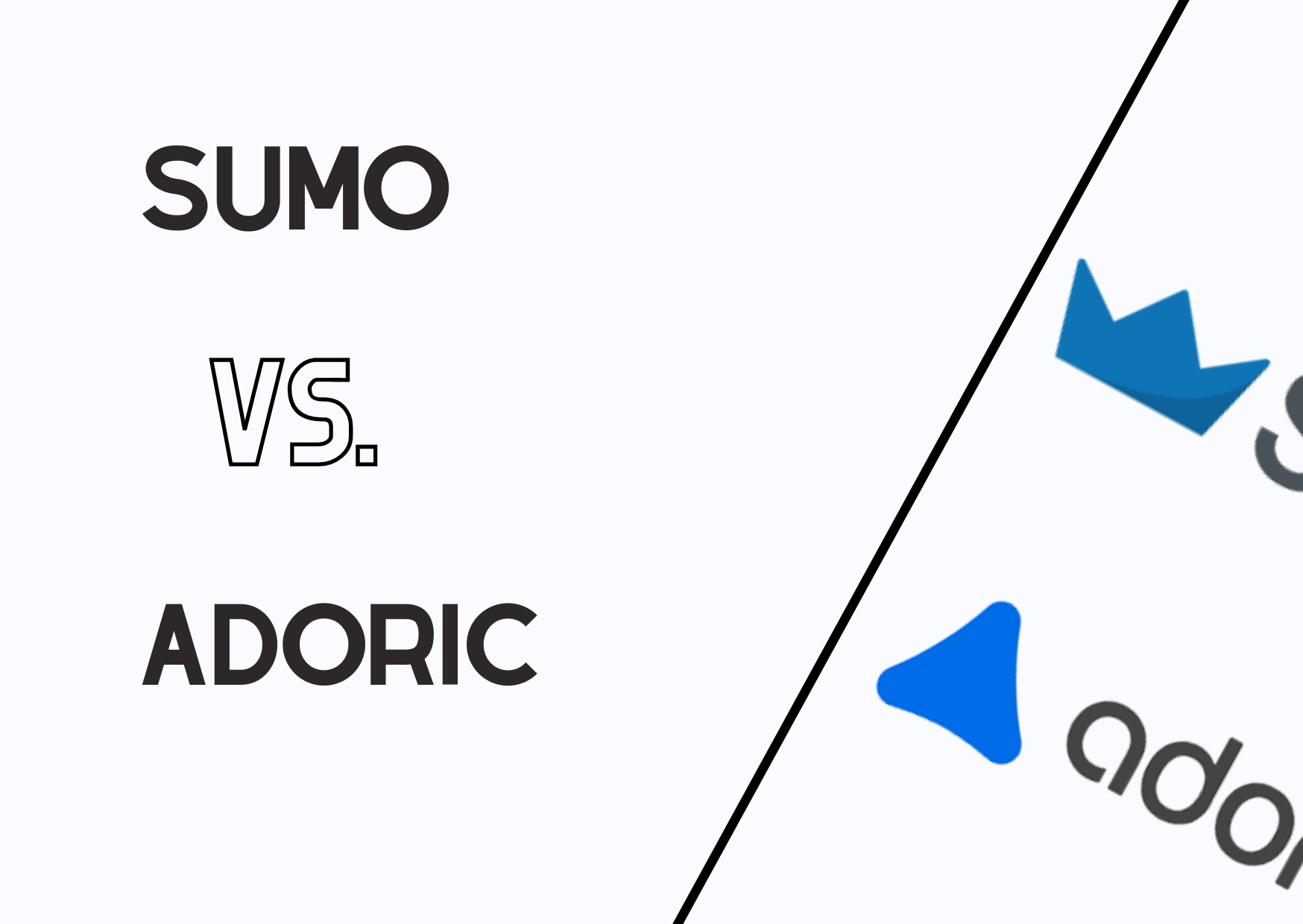 the banner of Sumo and Adoric comparison 