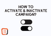 The cover of activating and inactivating with a related icon and the OptiMonk logo