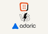 OptiMonk and Adoric comparison cover on a fair background