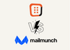 the cover of OptiMonk vs. Mailmunch comparison on a fair background with their logos