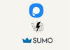 Popupsmart and Sumo comparison with their logos