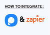The cover of Popupsmart and Zapier integrations with their logos and 'How to Integrate' title