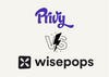 the comparison cover of Privy and Wisepops on a beige background 