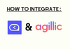 The cover of Sleeknote and Agillic integrations with their logos and 'How to Integrate' title