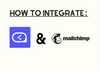 The cover of Sleeknote and Mailchimp integrations with their logos and 'How to Integrate' title