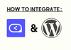 The cover of Sleeknote and WordPress integrations with their logos and 'How to Integrate' title