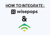 The cover of Wisepops and Klaviyo integration with their logos and 'How to Integrate' title