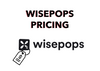 Wisepops Pricing cover with the brand's logo, price tag and great headline