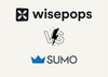 Wisepops and Sumo logo for the comparison of these two popup builders