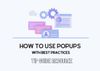 the cover of how to use popups and the popup images included to give the emphasis