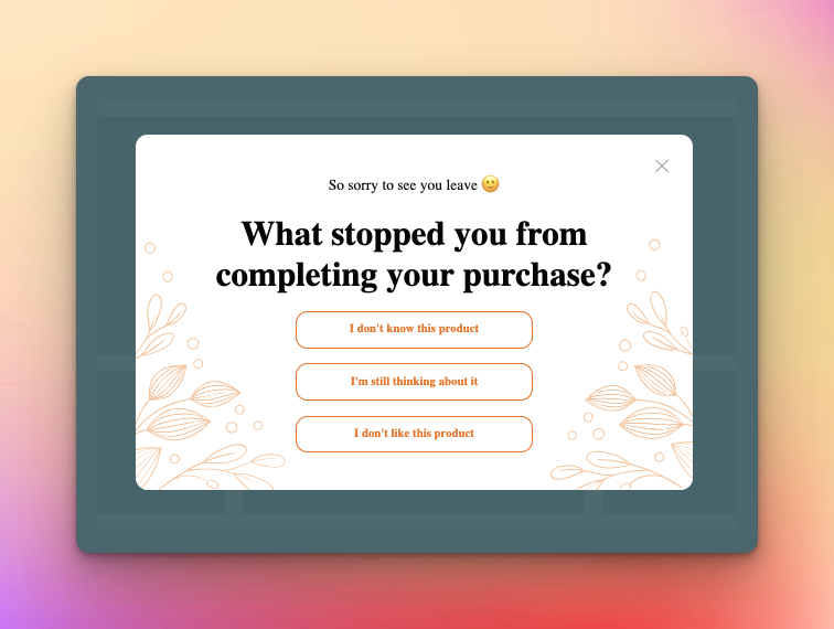 Feedback & Survey Popup Designs and Examples